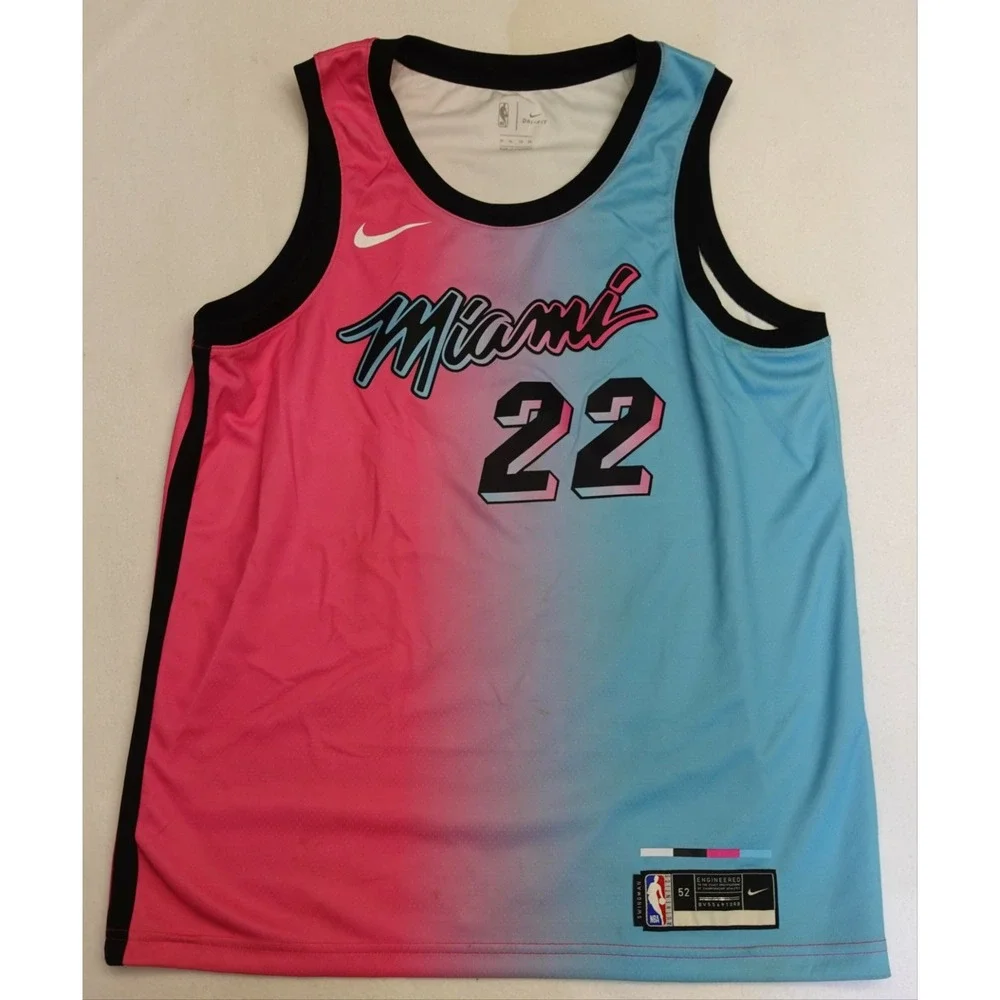 Miami Heat Jersey Mens XL Multi NBA Basketball Jimmy Butler 22 Nike Dri Fit